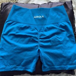 Aurola bright blue gym shorts